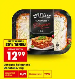 Biedronka Lasagne bolognese Donatello oferta