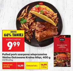 Biedronka Pulled pork szarpana wieprzowina Wolno Gotowane Kraina Mięs oferta