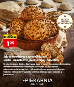 Biedronka Bułka grahamka ze słonecznikiem oferta