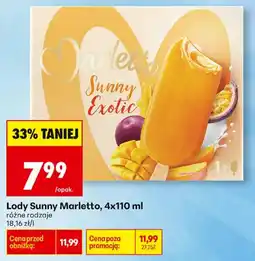 Biedronka Lody Sunny Marletto oferta