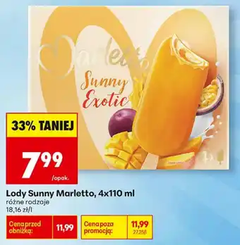 Biedronka Lody Sunny Marletto oferta