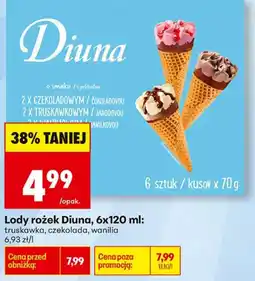 Biedronka Lody rożek Diuna oferta