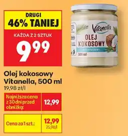 Biedronka Olej kokosowy Vitanella oferta