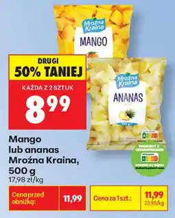 Biedronka Mango lub ananas Mroźna Kraina oferta