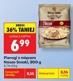 Biedronka Pierogi z mięsem Nasze Smaki oferta