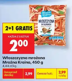 Biedronka Włoszczyzna mrożona Mroźna Kraina oferta