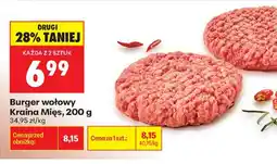 Biedronka Burger wołowy Kraina Mięs oferta
