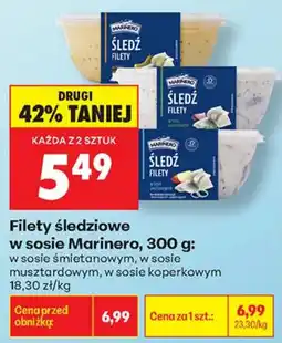 Biedronka Filety śledziowe w sosie Marinero oferta