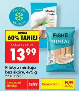 Biedronka Filety z mintaja bez skóry oferta