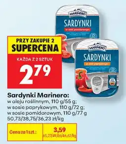 Biedronka Sardynki Marinero oferta