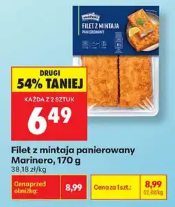 Biedronka Filet z mintaja panierowany Marinero oferta
