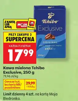 Biedronka Kawa mielona Tchibo Exclusive oferta