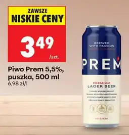 Biedronka Piwo Prem oferta