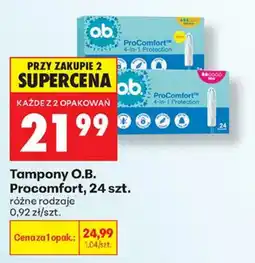 Biedronka Tampony O.B. Procomfort oferta