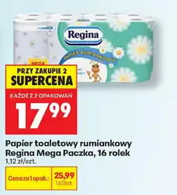 Biedronka Papier toaletowy rumiankowy Regina Mega Paczka oferta