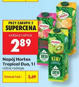 Biedronka Napój Hortex Tropical Duo oferta