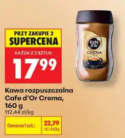 Biedronka Kawa rozpuszczalna Cafe d'Or Crema oferta