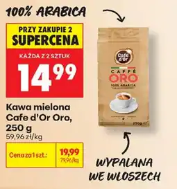 Biedronka Kawa mielona Cafe d'Or Oro oferta
