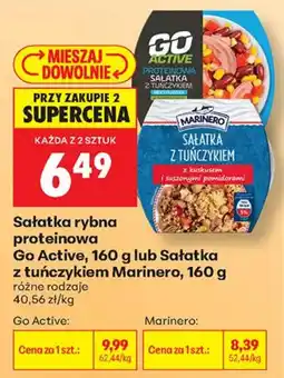 Biedronka Sałatka rybna proteinowa Go Active lub Sałatka z tuńczykiem Marinero oferta