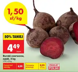 Biedronka Buraki czerwone oferta
