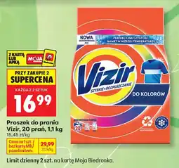Biedronka Proszek do prania Vizir oferta