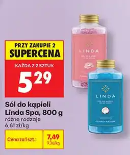 Biedronka Sól do kąpieli Linda Spa oferta