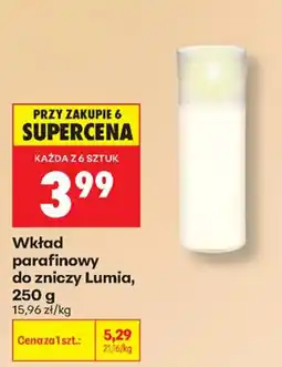 Biedronka Wkład parafinowy do zniczy Lumia oferta