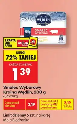 Biedronka Smalec Wyborowy Kraina Wędlin oferta
