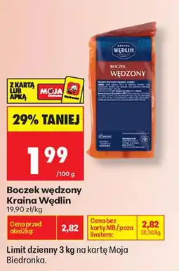 Biedronka Boczek wędzony Kraina Wędlin oferta