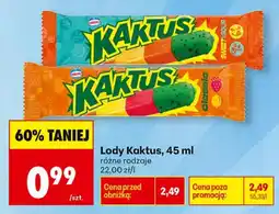 Biedronka Lody Kaktus oferta