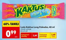 Biedronka Lody Kaktus Long Polewka oferta