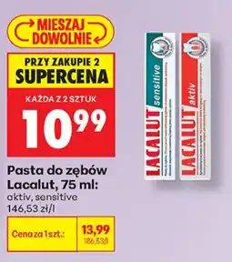 Biedronka Pasta do zębów Lacalut oferta