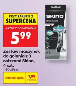 Biedronka Zestaw maszynek do golenia z 3 ostrzami Skino oferta