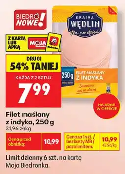 Biedronka Filet maślany z indyka oferta