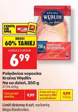 Biedronka Polędwica sopocka Kraina Wędlin Na co dzień oferta