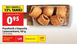 Biedronka Pasztecik z kapustą i pieczarkami oferta
