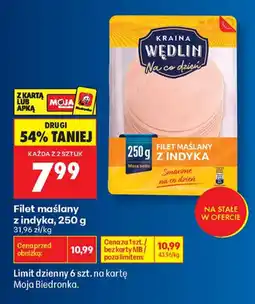 Biedronka Filet maślan z indyka, Kraina Wędlin oferta