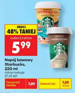 Biedronka Napój kawowy Starbucks oferta