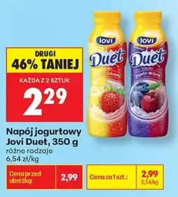 Biedronka Napój jogurtowy Jovi Duet oferta