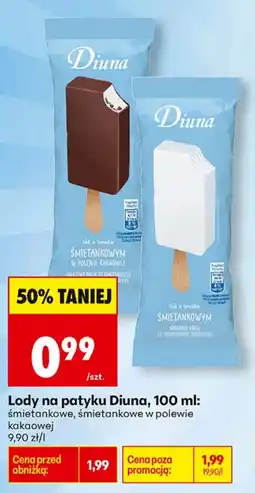 Biedronka Lody na patyku Diuna oferta