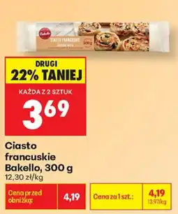Biedronka Ciasto francuskie Bakello oferta