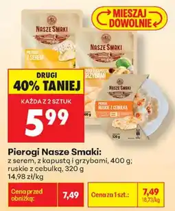 Biedronka Pierogi Nasze Smaki oferta