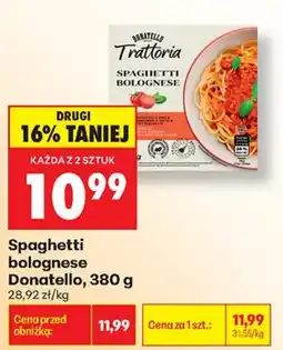 Biedronka Spaghetti bolognese Donatello oferta