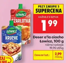 Biedronka Deser a'la ciacho Łowicz oferta