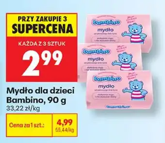 Biedronka Mydło dla dzieci Bambino oferta