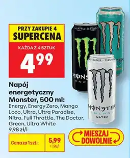 Biedronka Napój energetyczny Monster oferta