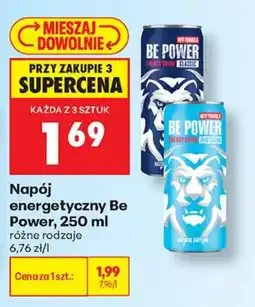 Biedronka Napój energetyczny Be Power oferta