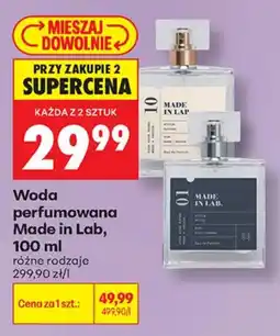 Biedronka Woda perfumowana Made in Lab oferta
