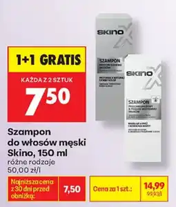 Biedronka Szampon do włosów męskich Skino oferta