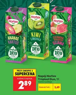 Biedronka Napój Hortex Tropical Duo oferta